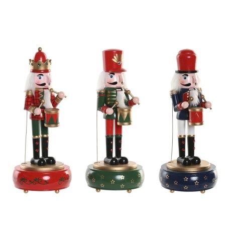 Ozdoby świąteczne Home ESPRIT Wielokolorowy Cascanueces 10 x 10 x 30 cm