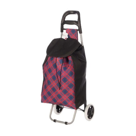 Wózek na Zakupy Kinvara Niebieski Różowy 33 L 35,5 x 28 x 94 cm Romby (6 Sztuk)