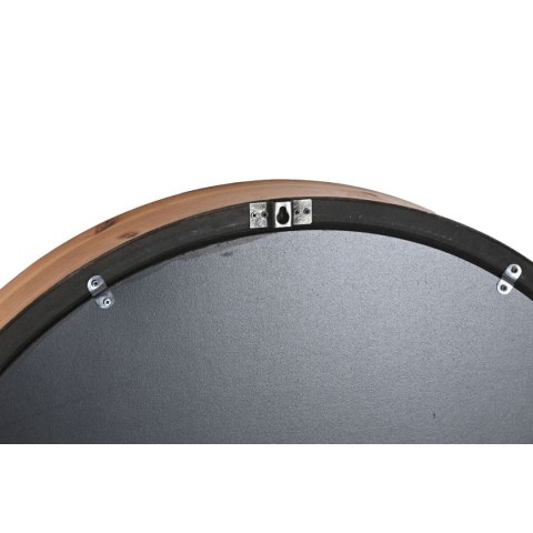 Zegar Ścienny Home ESPRIT Czarny Naturalny Szkło drewno sosnowe Loft 63,5 X 8 X 63,5 CM