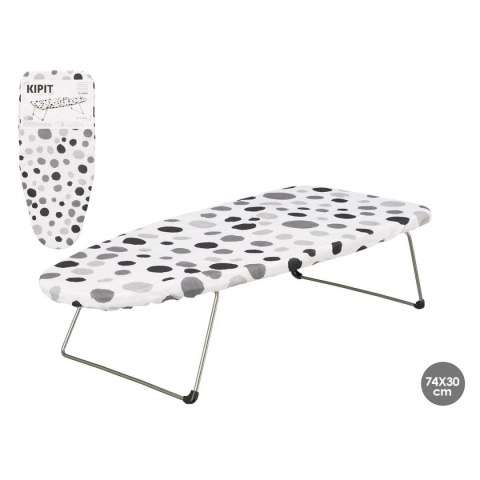 Deska do Prasowania Kipit Biały Czarny Metal Materiał Punkt Pulpit (6 Sztuk)