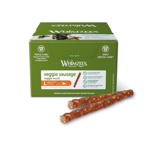 Mokre jedzenie Whimzees Veggie Sausage 50 Sztuk