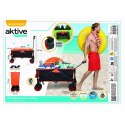 Koszyk wielofunkcyjny Aktive Pomarańczowy Poliester PVC Stal 86 x 108 x 44 cm Składany Plaża