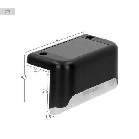 Lampa słoneczna Aktive 8 x 4,5 x 4 cm (12 Sztuk)