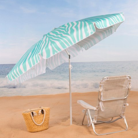 Parasol plażowy Aktive Niebieski 200 x 195 x 200 cm (6 Sztuk)