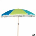 Parasol plażowy Aktive Wielokolorowy 180 x 187 x 180 cm (4 Sztuk)