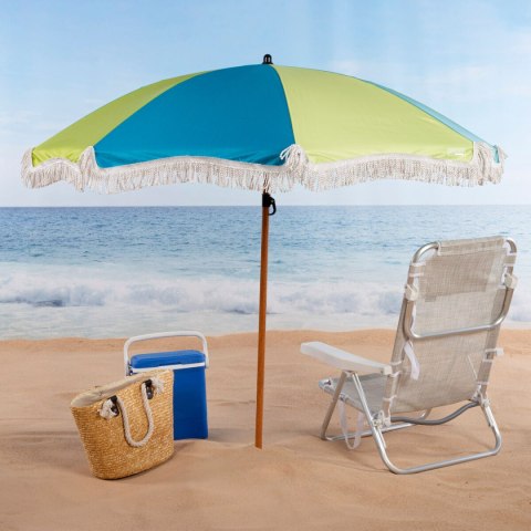 Parasol plażowy Aktive Wielokolorowy 180 x 187 x 180 cm (4 Sztuk)