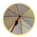 Parasol plażowy Aktive Wielokolorowy 180 x 187 x 180 cm (4 Sztuk)