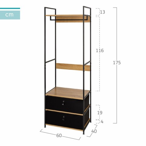 Szafa Max Home Materiał Stal Melamina Płyta 60 x 175 x 40 cm