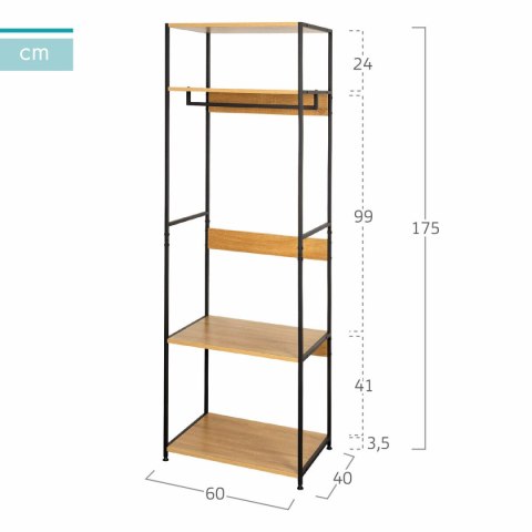 Szafa Max Home Stal Melamina Płyta 60 x 175 x 40 cm