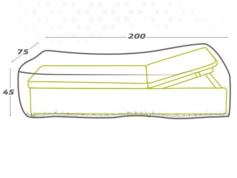 Torba Ochronna Aktive 200 x 45 x 75 cm (6 Sztuk)