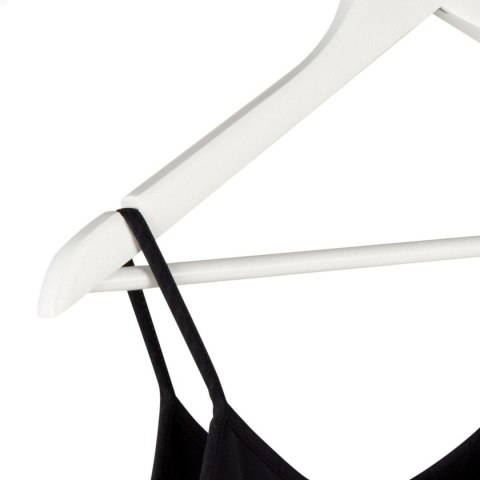 Zestaw Wieszaków Max Home Biały Drewno Stal 44,5 x 23 x 1 cm 20 Części (4 Sztuk)