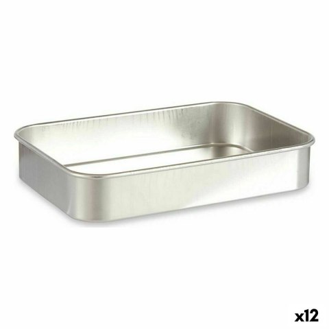 Forma do pieczenia Kinvara Srebrzysty Aluminium 31 x 5,5 x 21,5 cm (12 Sztuk)