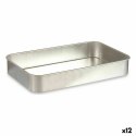 Forma do pieczenia Kinvara Srebrzysty Aluminium 41 x 6,5 x 26 cm (12 Sztuk)