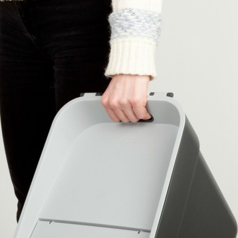 Kosz na śmieci Curver Szary Plastikowy 20 L (6 Sztuk)