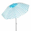 Parasol plażowy Aktive Niebieski Ø 200 cm 200 x 190 x 200 cm (6 Sztuk)
