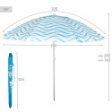 Parasol plażowy Aktive Niebieski Ø 220 cm 220 x 200 x 220 cm (6 Sztuk)