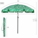 Parasol plażowy Aktive Ø 180 cm 180 x 180 x 180 cm (6 Sztuk)