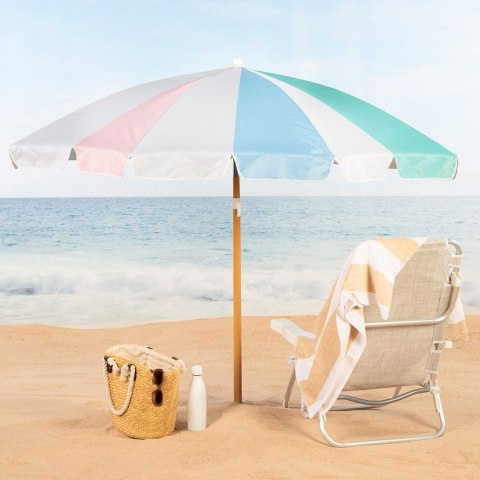 Parasol plażowy Aktive Ø 200 cm 20 x 185 x 20 cm (6 Sztuk)