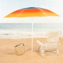 Parasol plażowy Aktive Wielokolorowy 180 x 195 x 180 cm (6 Sztuk)