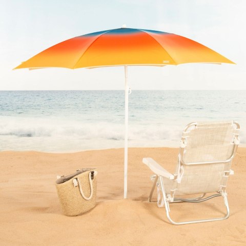 Parasol plażowy Aktive Wielokolorowy 180 x 195 x 180 cm (6 Sztuk)