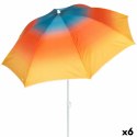 Parasol plażowy Aktive Wielokolorowy 200 x 200 x 200 cm (6 Sztuk)