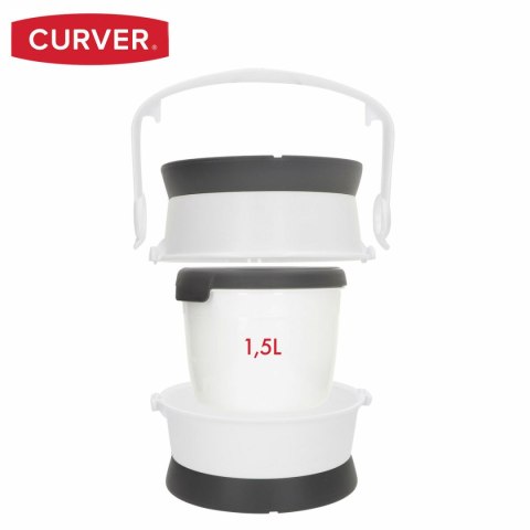 Składana Miska dla Zwierząt Curver Plastikowy 19 x 8 x 18 cm (6 Sztuk)