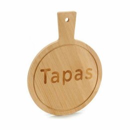 Tacka do przekąsek Kinvara Czarny Drewno 14 x 1 x 19 cm Z uchwytem (48 Sztuk)