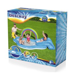 Bestway Basen dmuchany Park Zabaw Tęcza 257x145x91 cm +2 Lata Ogrodowy 53092