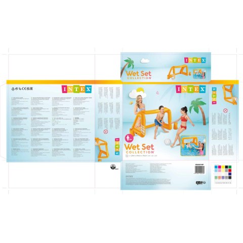 Dmuchana Bramka Intex Pomarańczowy