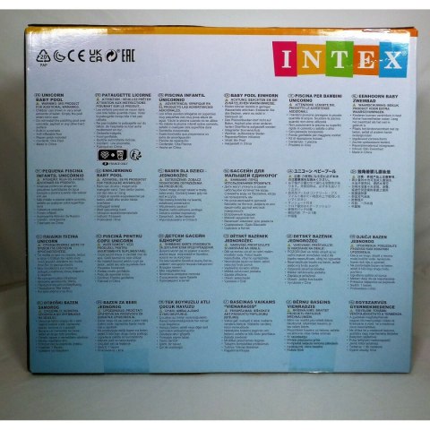 Dmuchany Fotel dla Dzieci Intex Jednorożec Namiot 45 L 102 x 69 x 127 cm (6 Sztuk)