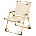 Składane Krzesło Kempngowe Aktive Sabana Ziemia 47 x 77 x 51 cm (2 Sztuk)