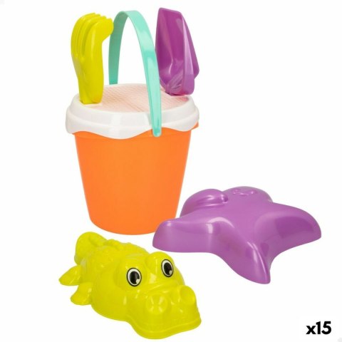 Zestaw zabawek plażowych Colorbaby Ø 18 cm polipropylen (15 Sztuk)