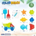 Zestaw zabawek plażowych Colorbaby polipropylen (8 Sztuk)