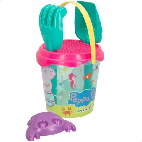 Zestaw zabawek plażowych Peppa Pig Ø 18 cm (16 Sztuk)