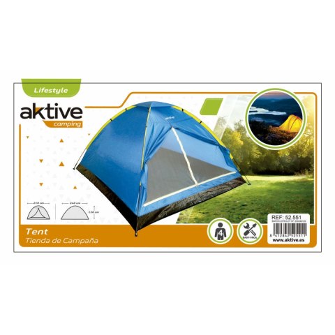 Namiot Aktive 4 ludzie 210 x 130 x 240 cm (4 Sztuk)