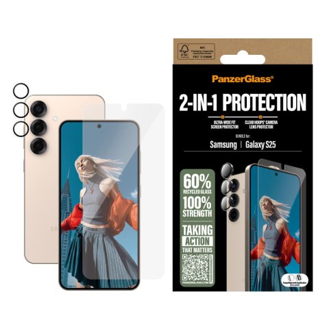 Ochrona Ekranu na Telefon Komórkowy PanzerGlass Samsung S25