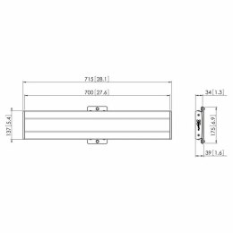 Dźwignia Vogel's 7234070 715 mm