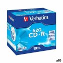 CD-R Verbatim AZO 700 MB 52x 10 Części (10 Sztuk)