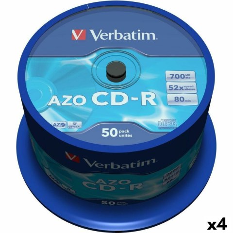 CD-R Verbatim Azo 700 MB 52x 50 Części (4 Sztuk)