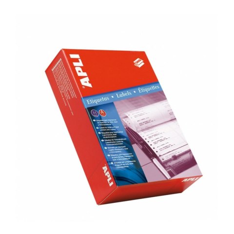 Etykiety do Drukarki Apli 500 Kartki 43,2 x 65,6 mm Biały
