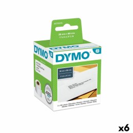 Etykiety do Drukarki Dymo 99010 28 x 89 mm LabelWriter™ Biały Czarny (6 Sztuk)