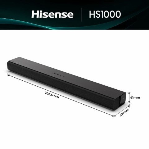 Soundbar Hisense HS1000 120W Czarny 120 W