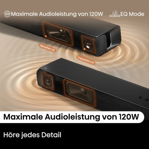 Soundbar Hisense HS1000 120W Czarny 120 W