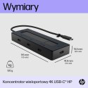 HUB USB HP 6G843AA Czarny 50 W