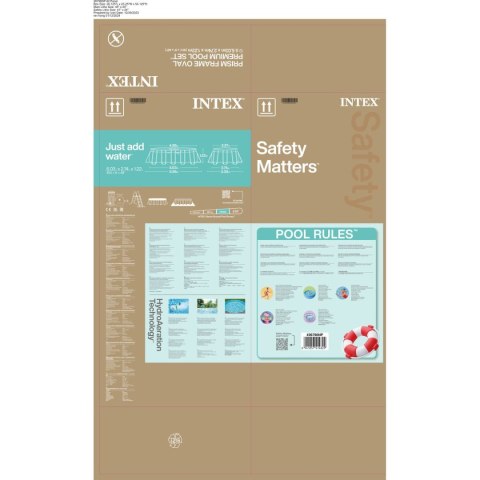 Basen Demontowalny Intex 26796 503 x 122 x 274 cm