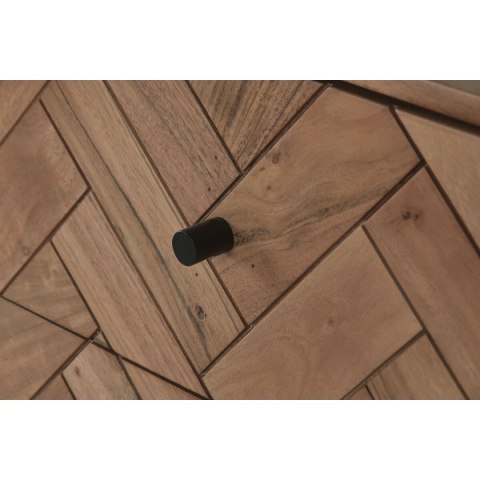 Kredens Home ESPRIT Metal Drewno akacjowe 170 x 40 x 80 cm