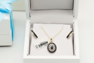 Złoty wisiorek WZC5376 - Diament