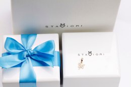 Złoty wisiorek WZD1895 - Diament