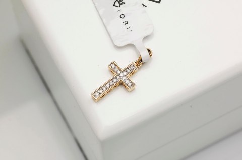 Złoty wisiorek WZD1902 - Diament