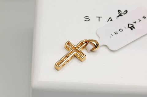 Złoty wisiorek WZD1902 - Diament